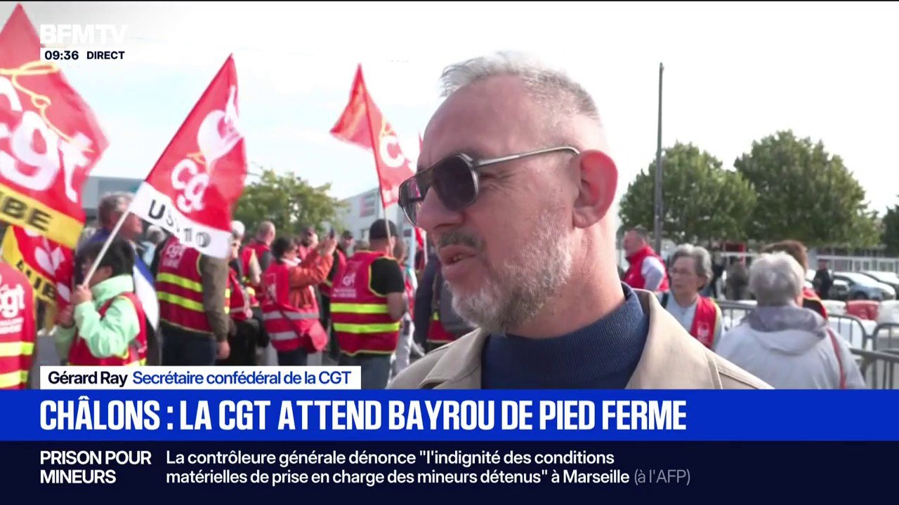 François Bayrou attendu à la foire de Châlons: "On lui dira que sa proposition de budget est absolument inacceptable", affirme Gérard Ray (CGT)