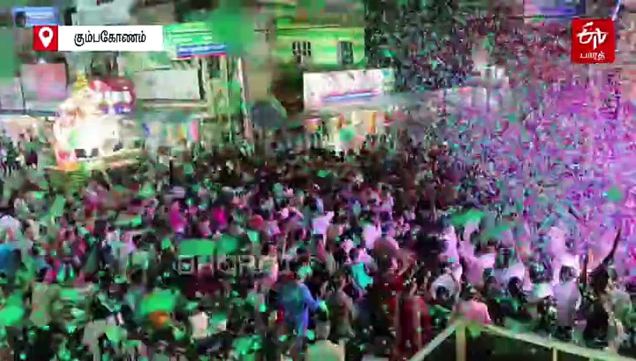 களைகட்டிய விநாயகர் சதுர்த்தி விழா: அடுத்தடுத்து விஜர்சனம் செய்யப்பட்ட விநாயகர் சிலை!