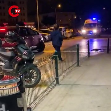 Terastan beton zemine çakılan 15 yaşındaki çocuk ağır yaralandı