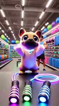 Cute Frenchie Buys Jump Rope for Owner! Heartwarming! 🥰 #shorts #cute #dog #Gift