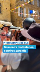 Jonathan le photographe de rue Sarladais, "Souvenirs instantanés, sourires garantis"
