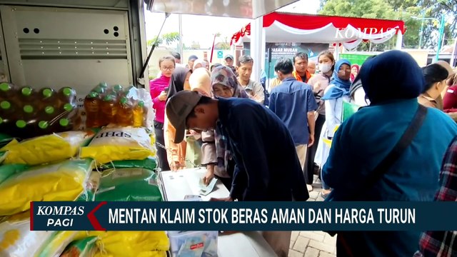 Mentan Pastikan Cadangan Beras Aman Hingga Akhir Tahun 2025 | KOMPAS PAGI