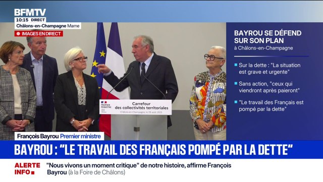 Pour François Bayrou, les boomers ne peuvent pas se désintéresser de la situation qui est faite aux jeunes français