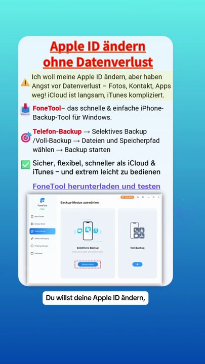 📱💡Apple ID ändern ohne Datenverlust? So geht’s!