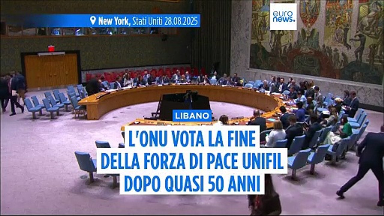 Unifil, Onu vota per la fine della missione di pace: era in Libano da quasi 50 anni