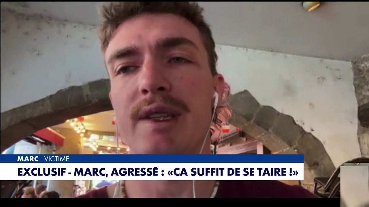 Marc témoigne de son agression en direct sur CNEWS