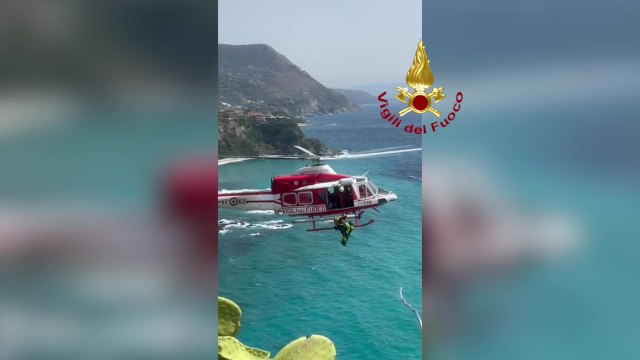 Capo Vaticano, soccorsi due turisti in difficoltà (29.08.25)