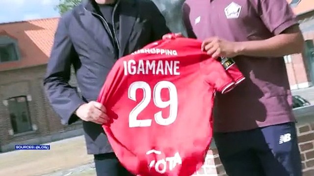 Les premières images d'Hamza Igamane au LOSC