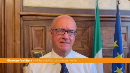 Valditara "L'anno scolastico inizia con importanti novità positive"