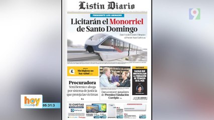 Tlares prensa dominicana viernes 29 de agosto 2025 | Hoy Mismo
