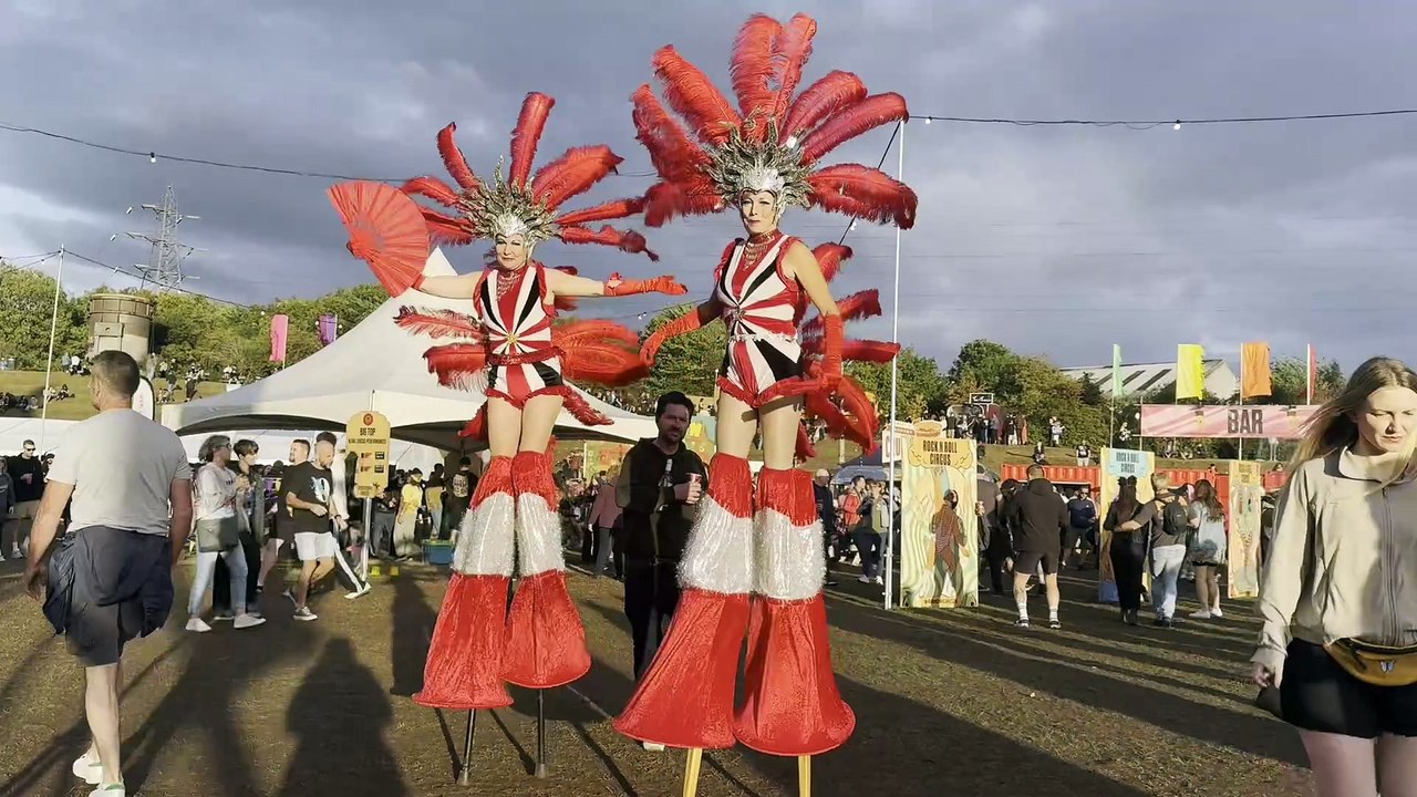 Circus performers delight crowds at Sheffield's Rock N Roll Circus