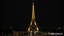La Tour Eiffel si illumina per la pace in Medio Oriente