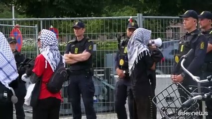 Ministri Difesa Ue a Copenaghen, fuori dalla sede un presidio per Gaza