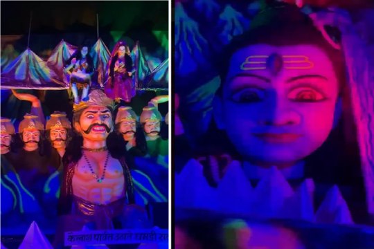 CG Ganesh Pandal 2025: रायपुर गणेश उत्सव, शिव महिमा थीम पर सजा भव्य पंडाल.. VIDEO