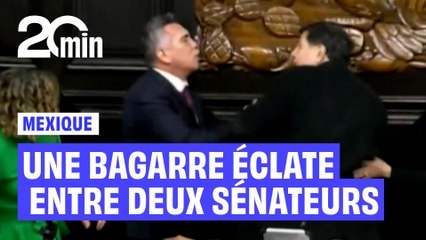 Mexique : Une bagarre éclate au Sénat