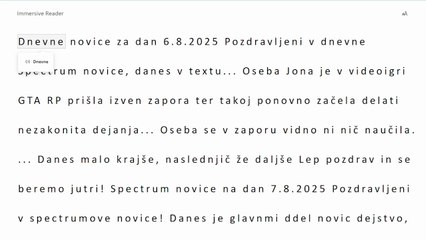 vse novice meseca Avgusta