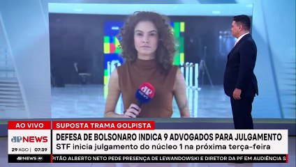 Defesa de Bolsonaro indica nove advogados a julgamento no STF sobre tentativa de golpe
