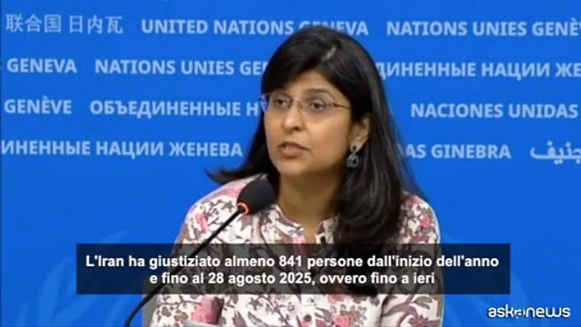 Onu: in Iran 841 esecuzioni dall'inizio dell'anno