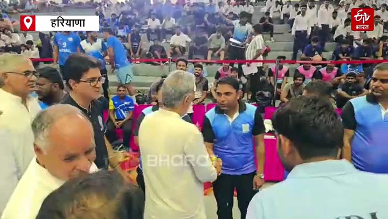 पलवल में खेल दिवस के मौके पर पहुंचे मंत्री कृष्णपाल गुर्जर, कहा '24 घंटे में कम से कम एक घंटा खेल के लिए निकालना जरुरी'