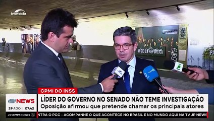 Randolfe Rodrigues afirma que governo não teme investigação da CPMI do INSS