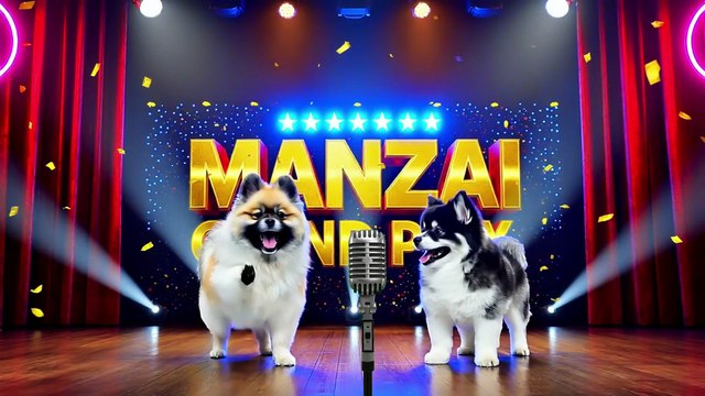 【犬漫才】天才ポメラニアンコンビ「うた銀」爆笑ネタ！大阪のおばちゃんって、なんでアメちゃんくれるん？004 [Dog comedy] The genius Pomeranian duo Uta Gin does a hilarious joke! Why do aunties in Osaka give you candy? 004