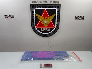 Foragido da Justiça é preso com 12 barras de maconha em MG