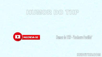 Humor do THP - 'Cachorro Perdido'