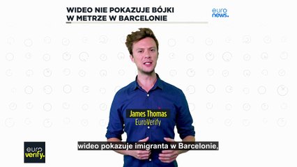 Nie, ten film nie pokazuje sprzeczki między imigrantem a Hiszpanem w Barcelonie