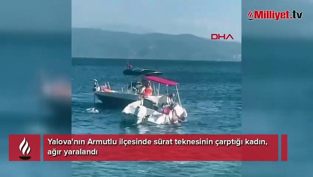 Muhtarın sürat teknesi dehşeti! 71 yaşındaki kadına çarpıp ağır yaraladı, serbest kaldı