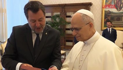 Vaticano: il Papa ha ricevuto il vicepremier Matteo Salvini