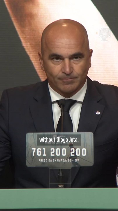El sorprendente anuncio de Roberto Martínez en la primera convocatoria de Portugal sin Diogo Jota