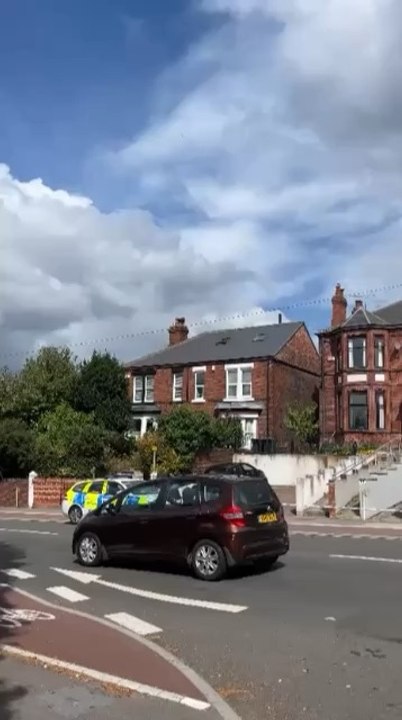 Video from the scene of shooting on Broom Road in Rotherham