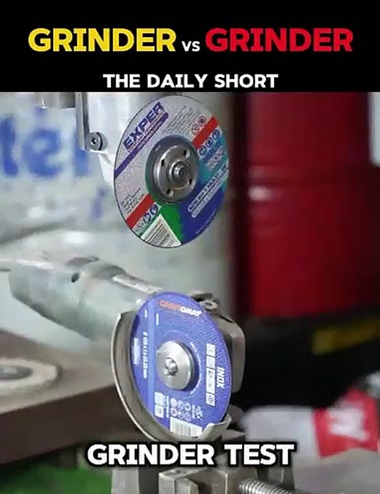 What happens if a grinder is used to cut another grinder