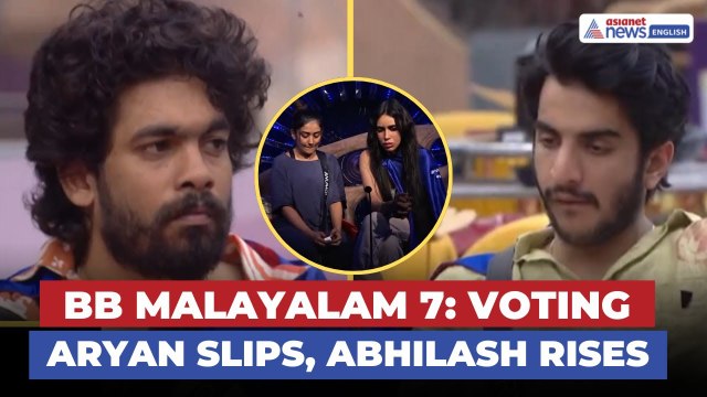 Bigg Boss Malayalam 7 Voting Trends: Aryan in Danger, Abhilash & Noora Lead