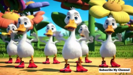 Six Little Ducks with Red Shoes _ Nursery Rhymes for kids