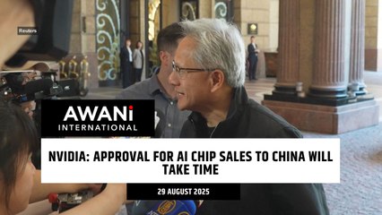 Nvidia: Approval for AI chip sales to China will take time