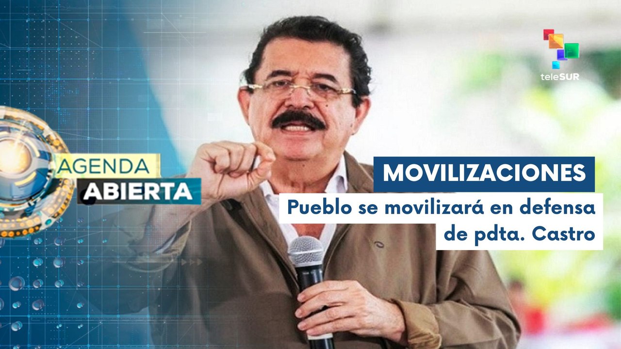 Agenda Abierta 29-08 Movilizaciones en apoyo a Pdta. Xiomara Castro