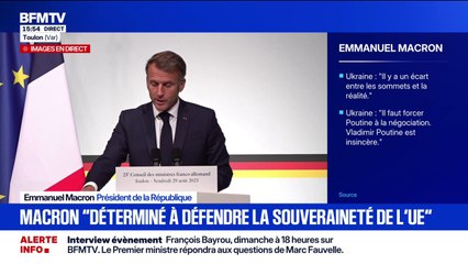 Immigration en Europe: Emmanuel Macron dit sa volonté de "protéger nos frontières"