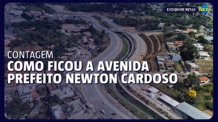 Veja como ficou a Av. Prefeito Newton Cardoso em Contagem