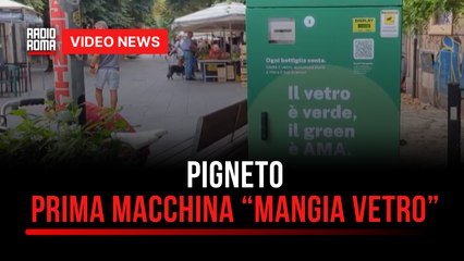 Al quartiere Pigneto la prima macchina "mangia-vetro" di Roma