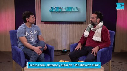 Franco León, platense y autor de "Mis días con ellas"