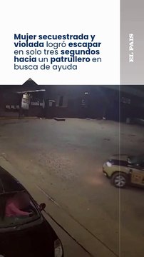 VIDEO: Mujer escapa en segundos del secuestro de su expareja y es rescatada por la policía en Brasil