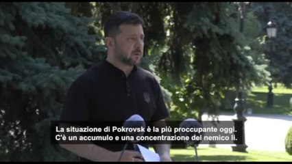 Zelensky: la Russia ha radunato 100mila soldati vicino Pokrovsk