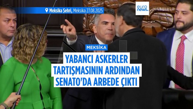 Meksika Senatosu’nda arbede: İki senatör söz hakkı kavgasında birbirine girdi