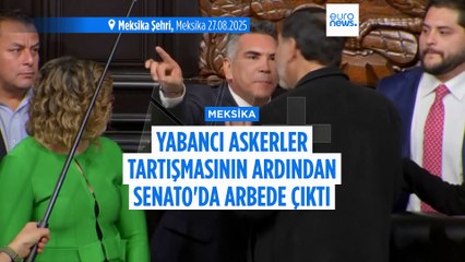 Meksika Senatosu’nda arbede: İki senatör söz hakkı kavgasında birbirine girdi