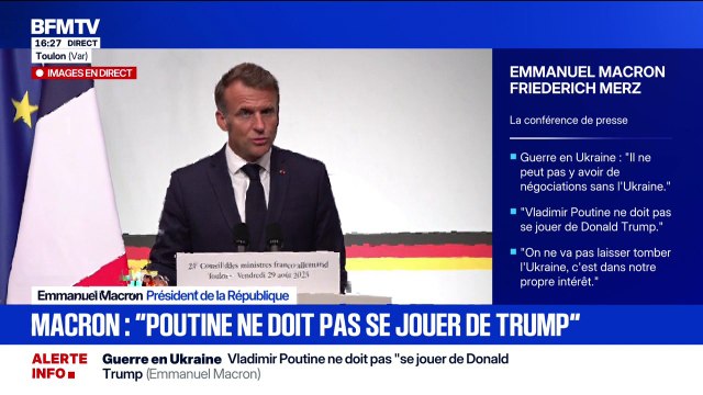 Vote de confiance: François Bayrou a le sens des responsabilités , assure Emmanuel Macron