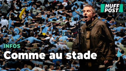 Liam Gallagher n’a pas pu s’empêcher de faire la démo de cette danse à ces fans d’Oasis