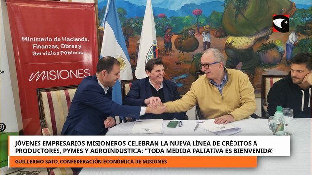 Jóvenes empresarios misioneros celebran la nueva línea de créditos a productores Y pymes