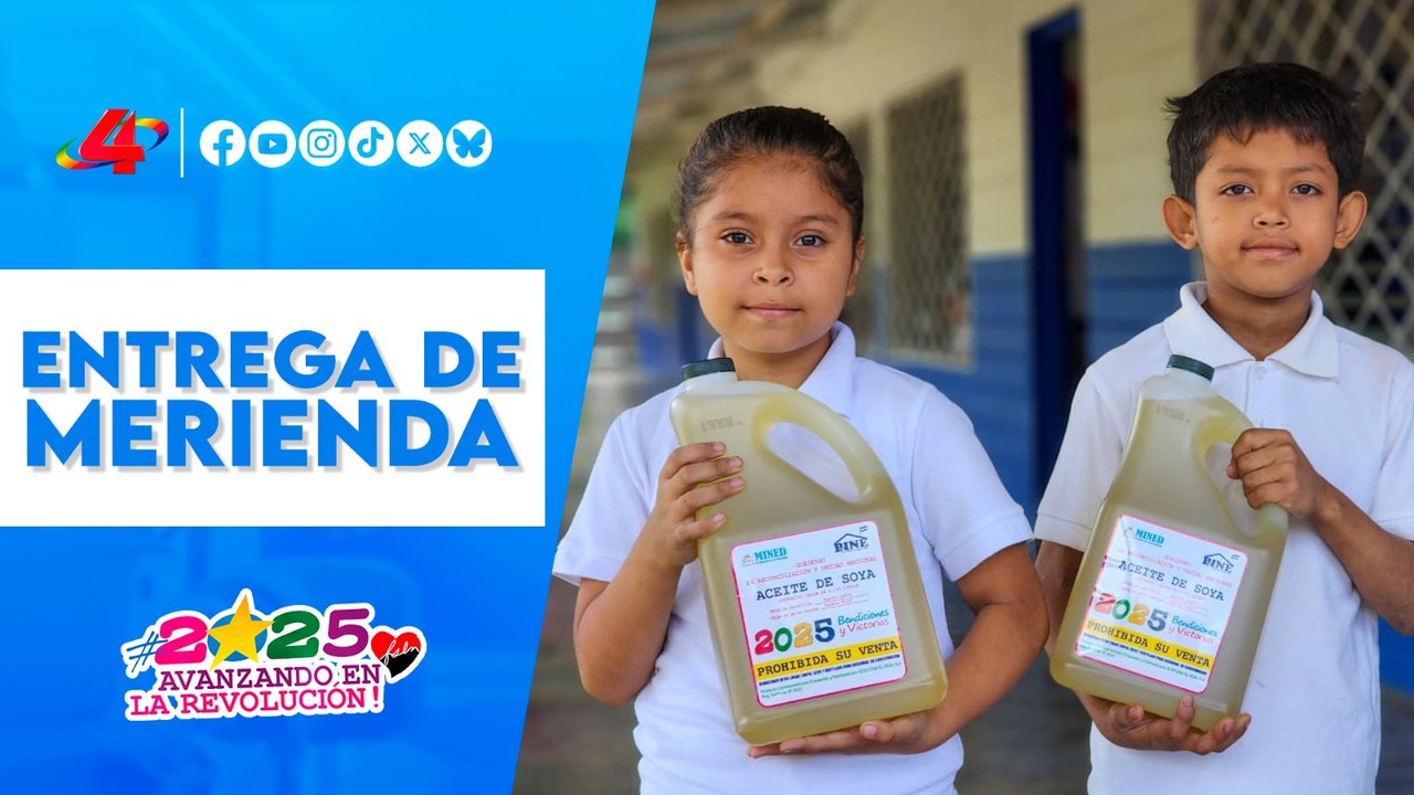 🍎📚 Tercera entrega de Merienda Escolar llega a escuelas de Managua