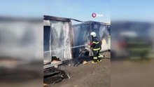 Kahramanmaraş’ta konteyner yangını